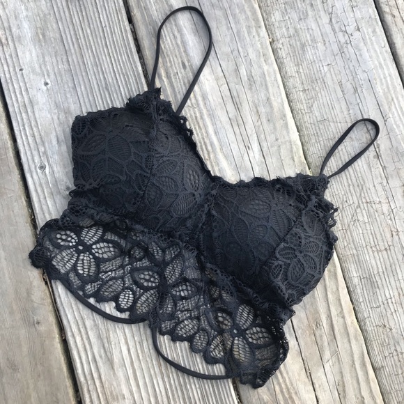 Boutique Other - Lakinni ❃ BLACK Lace Bralette